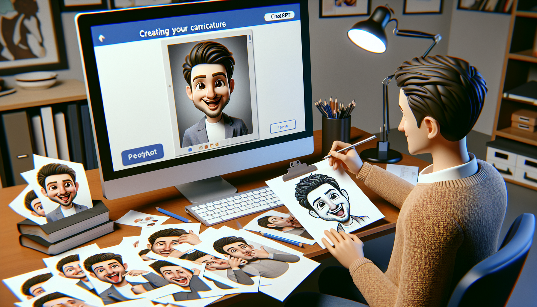 <b>Descubra a Nova Tendência: Como Fazer Sua Caricatura Usando o ChatGPT</b>