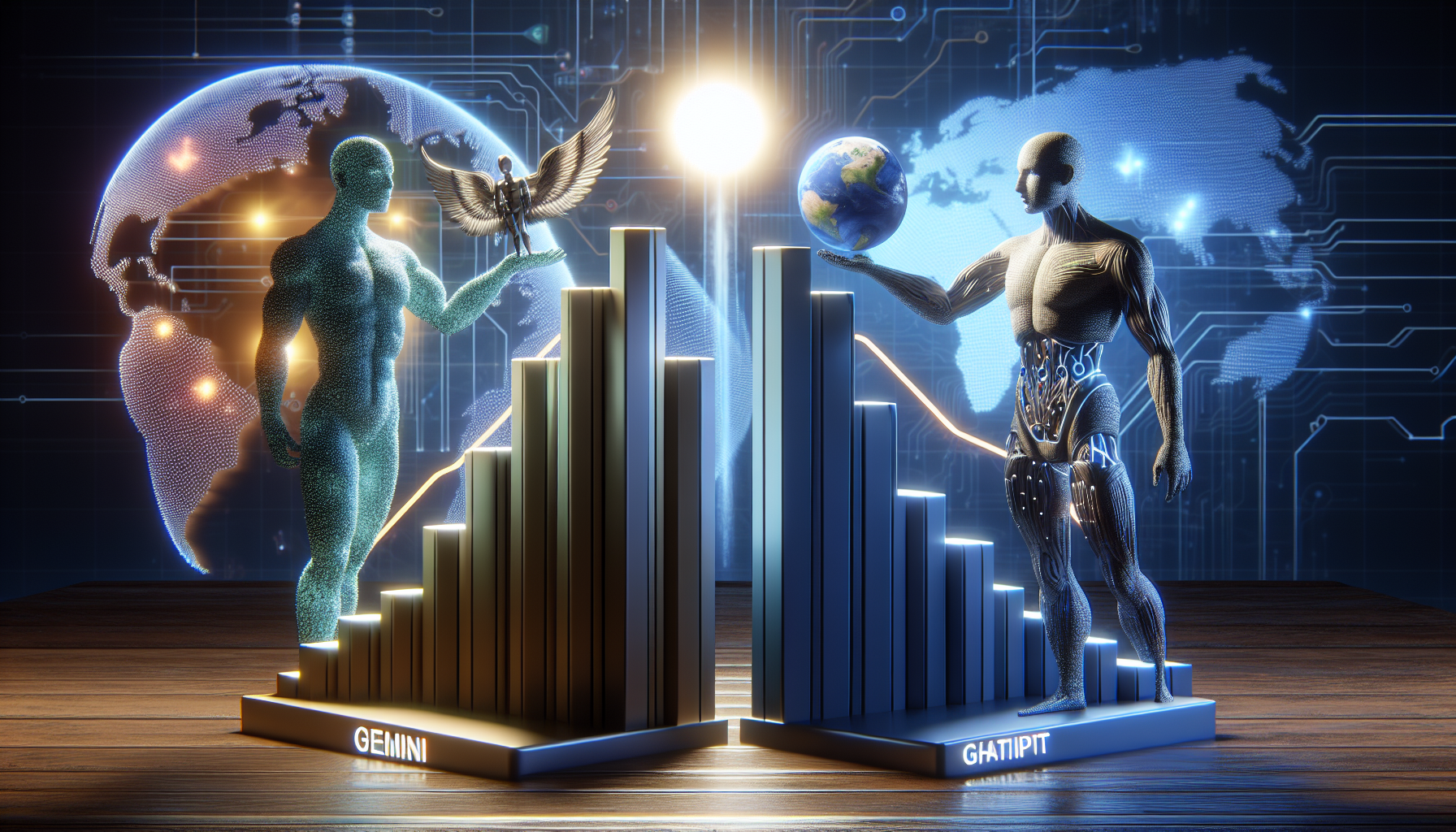 Gemini cresce, ChatGPT perde terreno e ambos formam duopólio mundial da IA